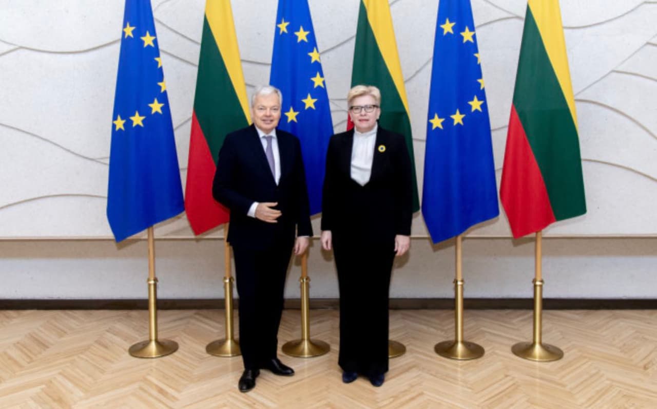 Šimonytė su Reyndersu aptarė neišprovokuoto karo aspektus