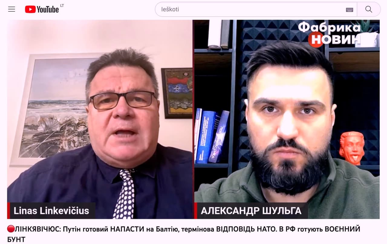 Linkevičius ukrainiečius informavo, kad Putinas jau pasiruošęs užpulti Baltijos valstybes