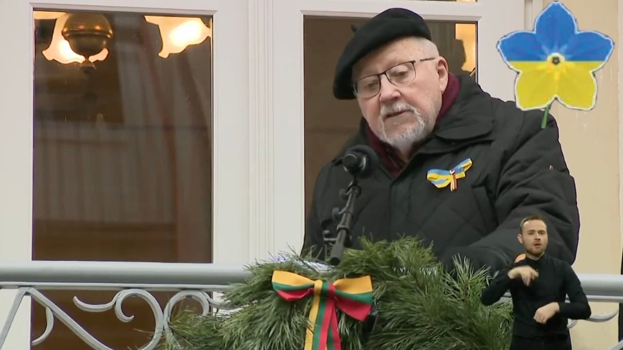 Prezidentas Vytautas Landsbergis. Balkonas 2023