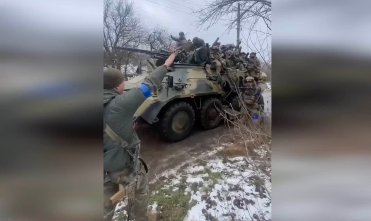Prieš mūšį – ukrainiečių karių ritualas
