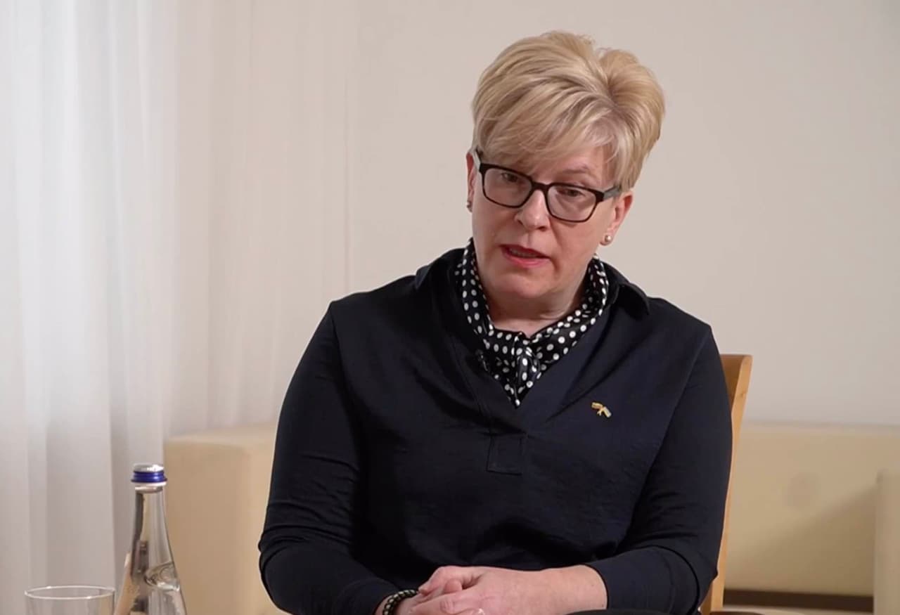 Šimonytė: Lietuvoje šiandien privalome padrąsinti vienas kitą nepavargti