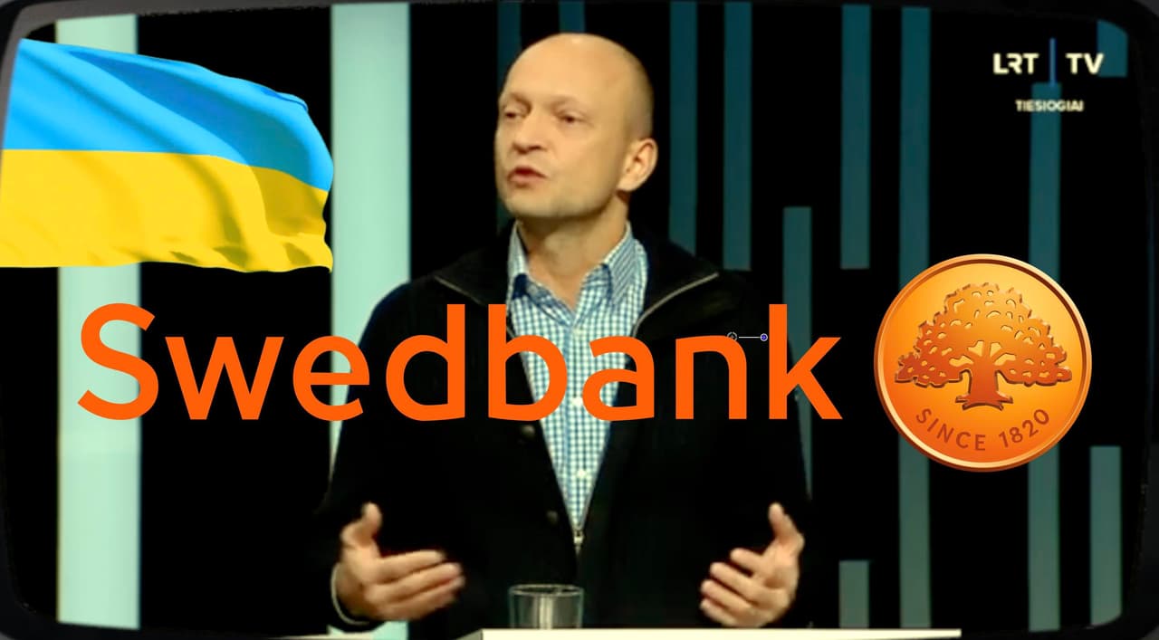 Akibrokštas: tiesioginiame eteryje suabejota „Swedbank“ vyriausiojo ekonomisto galvos kokybe