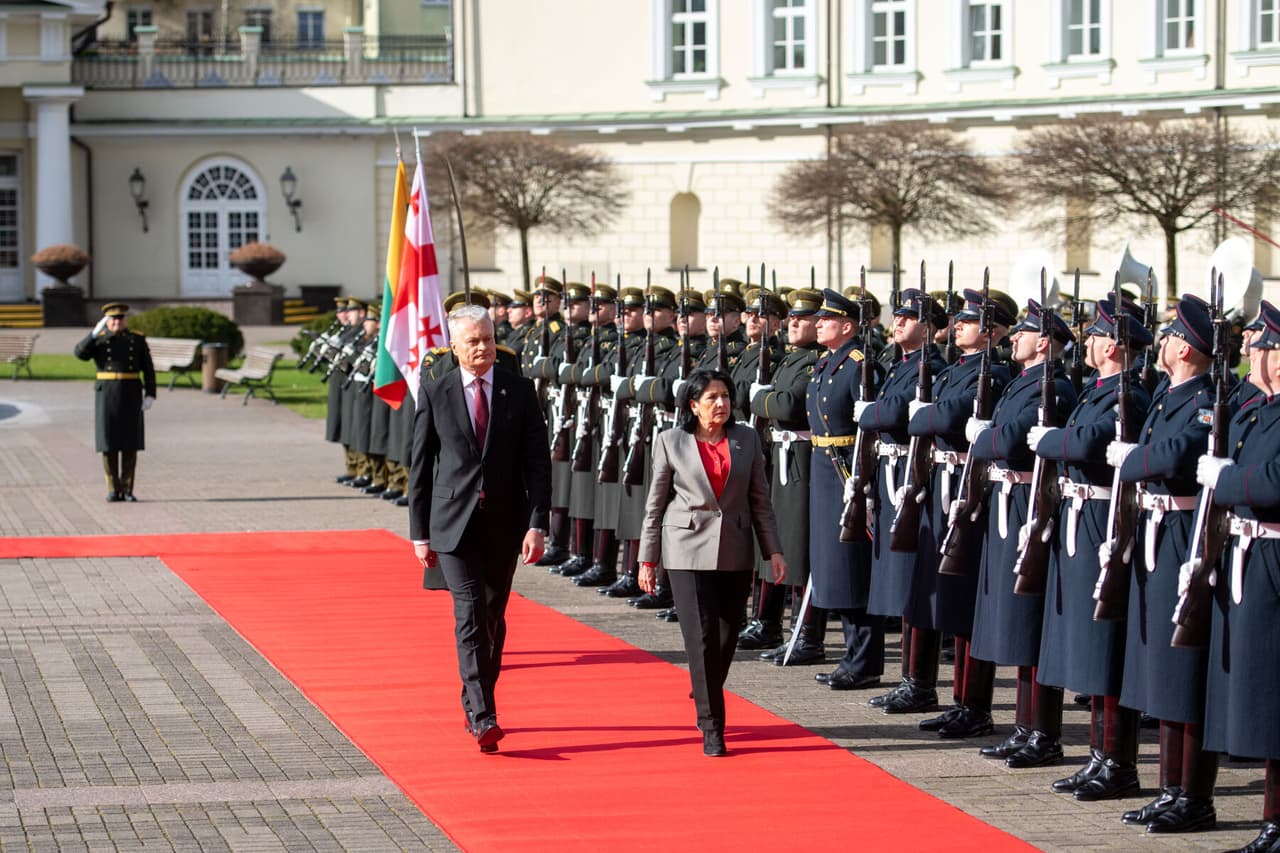 Nausėda garantavo Sakartvelui paramą einant į NATO ir ES