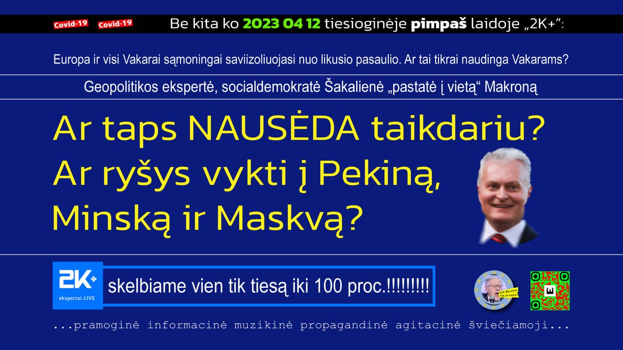 Nausėda turi galimybę amžiams įeiti ne tik į Lietuvos, bet visos Europos istoriją. Ar pasinaudos?