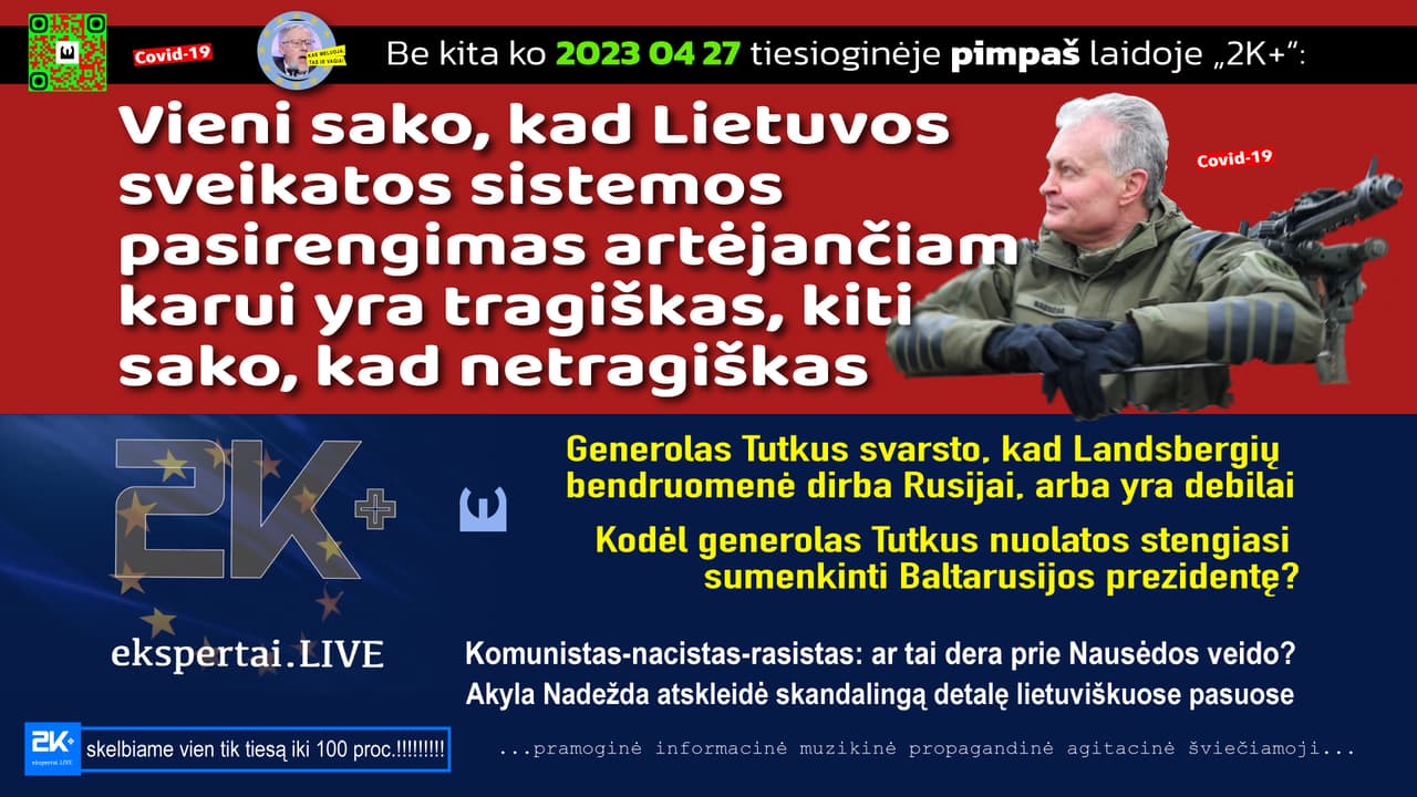 Generolas Tutkus išvadino debilais tuos, kurie užduoda klausimą, kieno Krymas