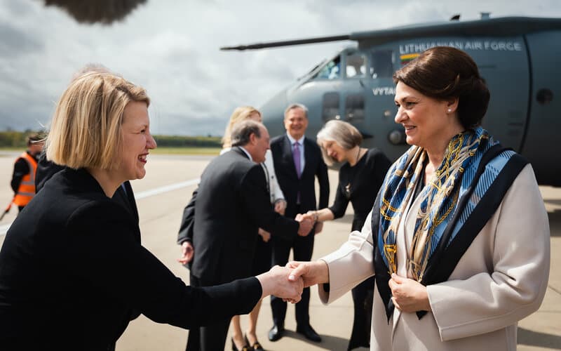 Nausėdienė Londone: mūsų visų pastangos ir pagalba kuria Ukrainos ateitį