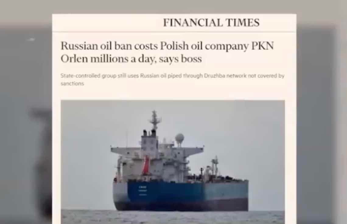Orlen perka iš Rusijos naftą