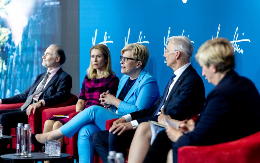 Šimonytė Taline: taika nėra tik karo veiksmų nebuvimas