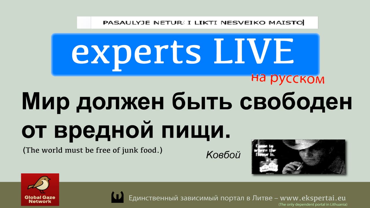 Laidos rusų kalba „experts LIVE“ pristatymas