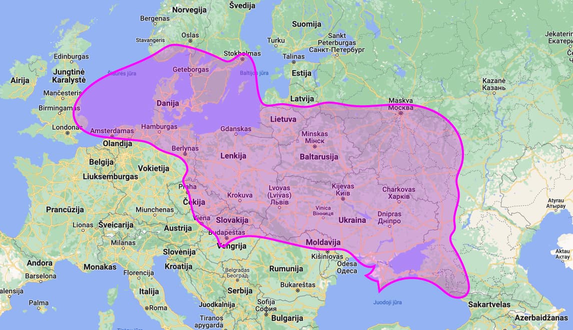 Apie kai kurių Rytų Europos valstybių sienas