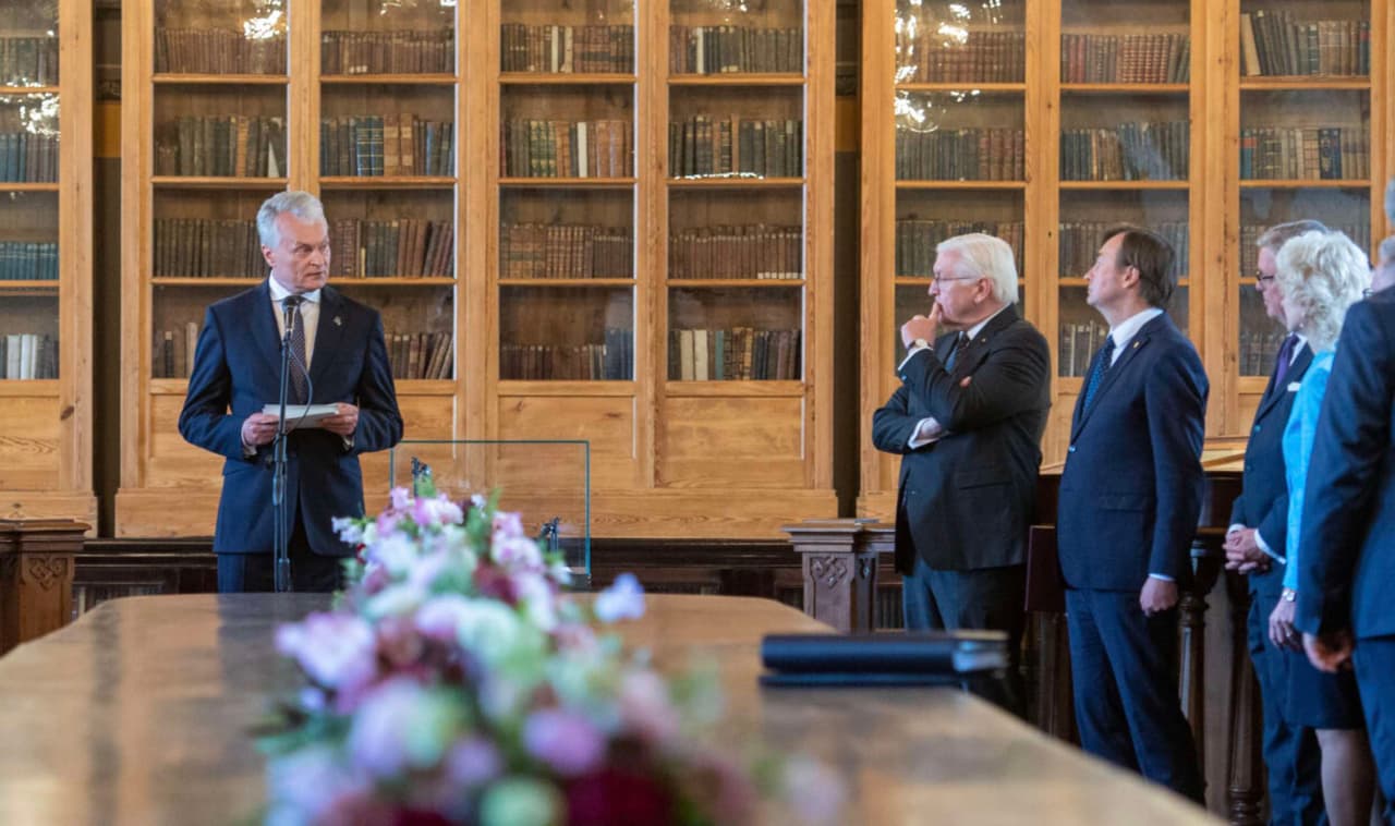 Nausėda susprogdino istorinę bombą apie Lietuvos ir Vokietijos partnerystę