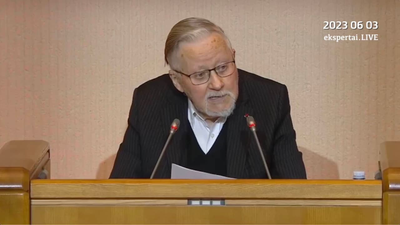 Seime atšvęstas Sąjūdžio 35-metis, kalbą pasakė prezidentas Landsbergis