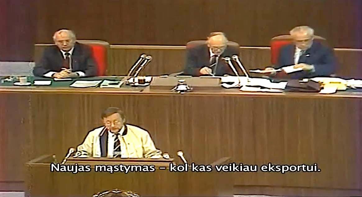 Kodėl valstybiniam transliuotojui reikėjo cenzūruoti istorinę Vytauto Landsbergio kalbą Maskvoje?