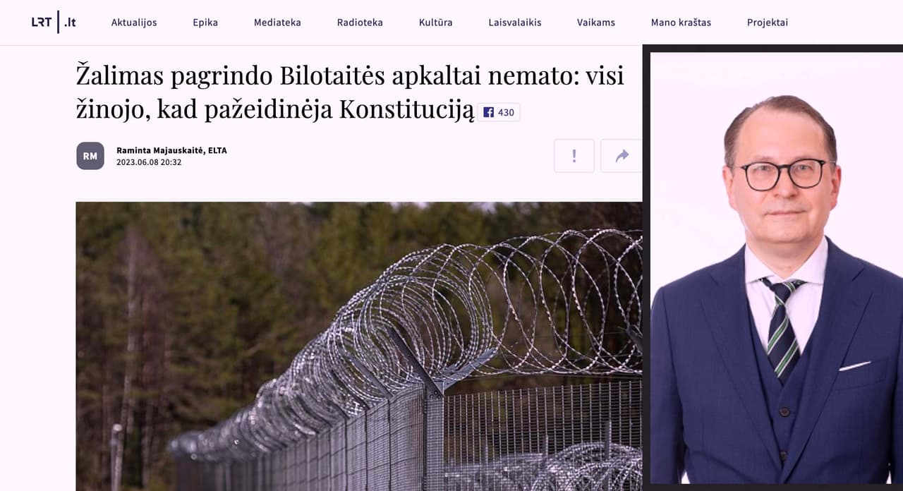 Pasak Žalimo, grupiniu būdu dar kartą truktelėta LR Konstitucija – nieko tokio