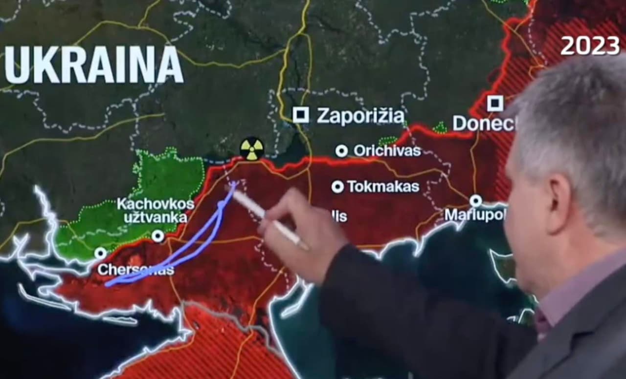 Žukas paaiškino, kodėl rusai susprogdino Kachovkos hidroelektrinę