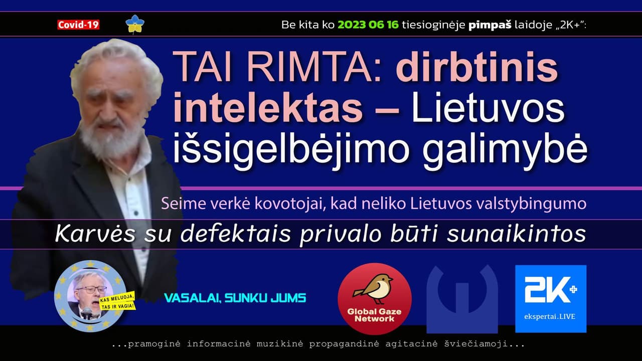 Dirbtinis intelektas galėtų padėti išspręsti pačią didžiausią Lietuvos problemą