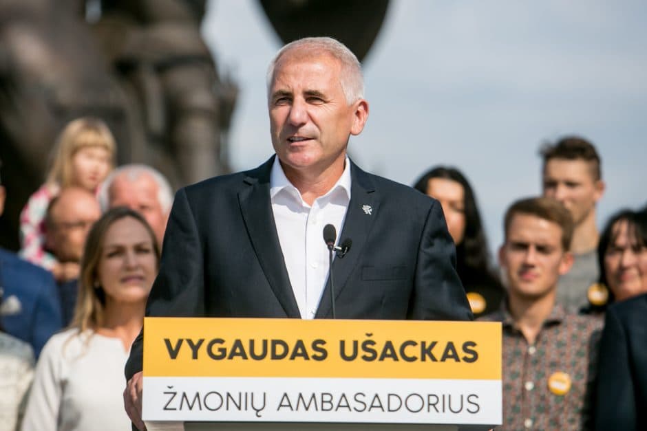 Žmonių partija nėra Landsbergių šeimos partija. Ar vėl kels sparnus Ušackas?