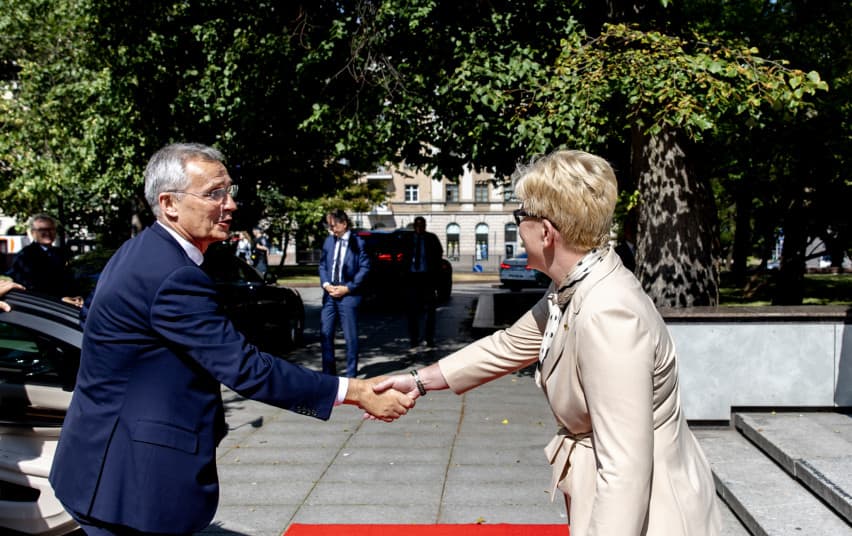 Šimonytė su Stoltenbergu aptarė Ukrainės narystės NATO perspektyvą