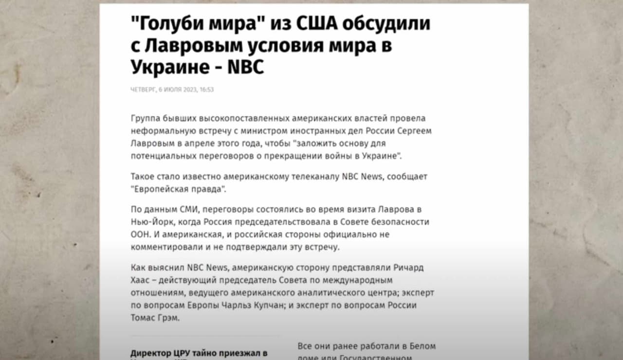 Šary teigia, esą derybos dėl Ukrainos prasidėjo