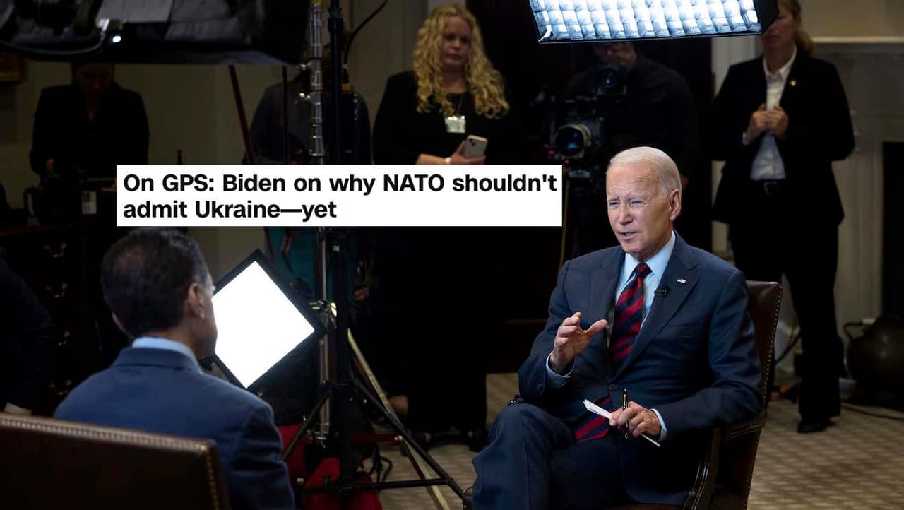 Baideno ir bėgikų nuomonės dėl Ukrainos priėmimo į NATO išsiskyrė