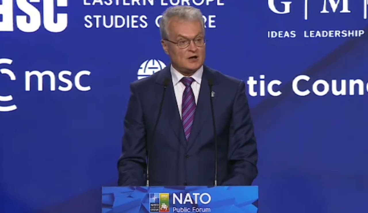 Istorinė Nausėdos kalba istoriniame NATO viršūnių susitikime Vilniuje