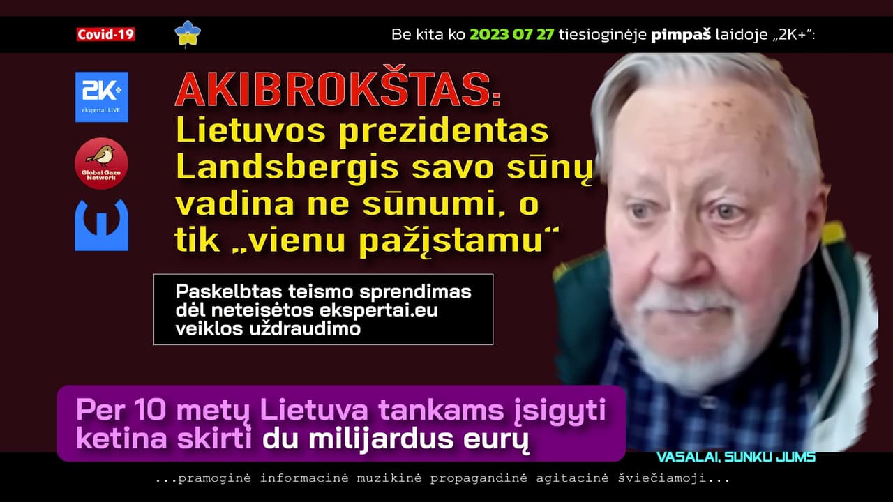 Poetas Landsbergis ragina nenukreipti dėmesio su įvairiais paminklais nuo svarbesnių Lietuvai klausimų