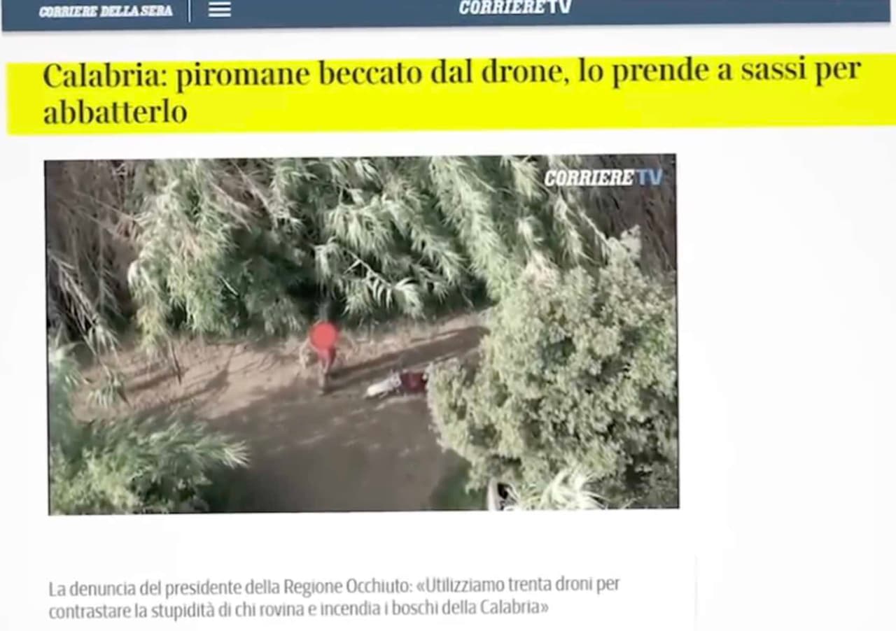 Šeši iš dešimt gaisrų Italijoje, esą po tyčinių padegimų