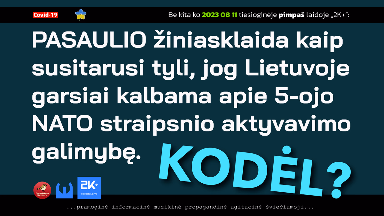 Kodėl pasaulio žiniasklaida tyli apie tai, kad netrukus Lietuvą ir Lenkiją gali užpulti priešas?