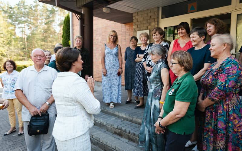 Nausėdienė: kai žmonės myli savo darbą, jie pasiekia pačius geriausius rezultatus