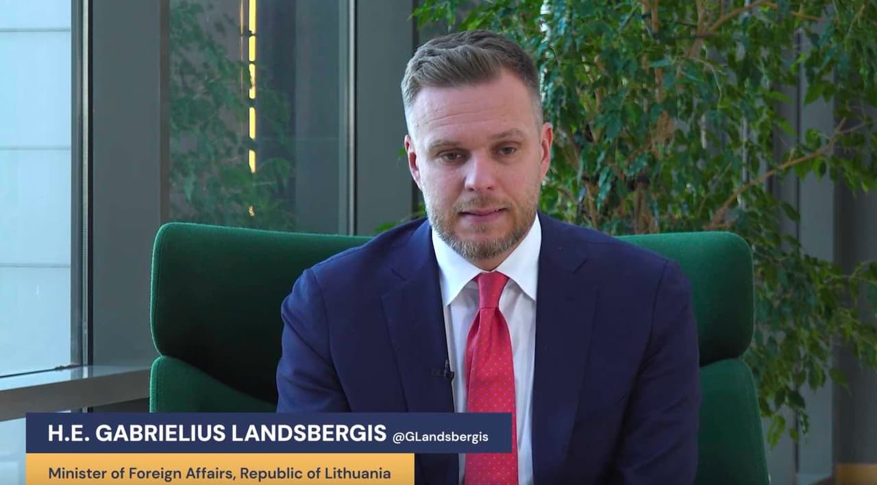 Landsbergis ragina pasakyti, kiek tęsis karas Ukrainoje, kada bus pergalė