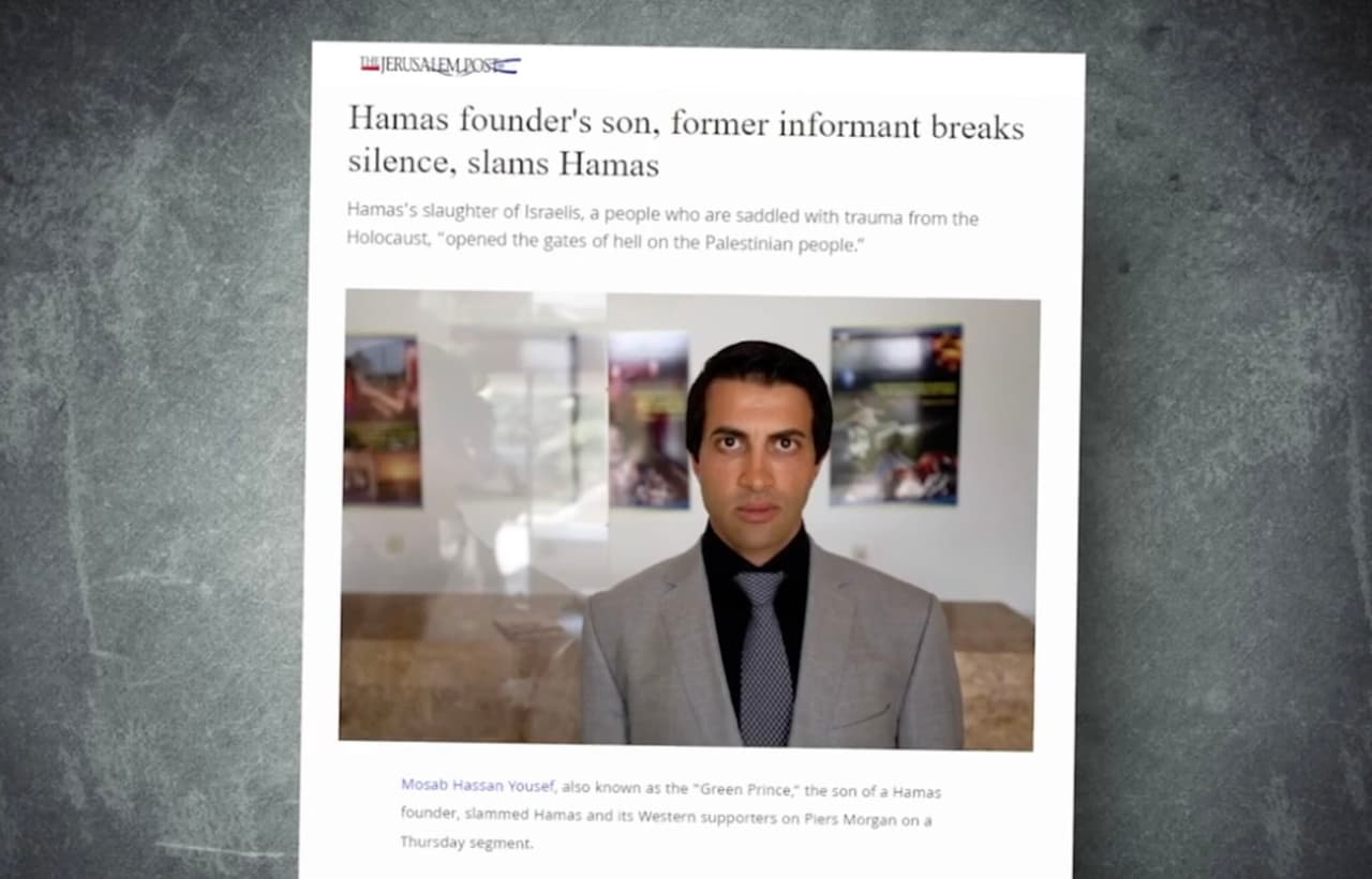 HAMAS įkūrėjo sūnus palaiko Izraelį