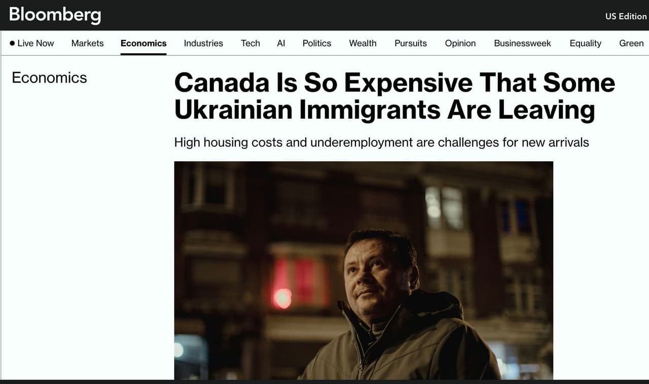 Ukrainiečiam Kanadoje nėra lengva, kainos didokos