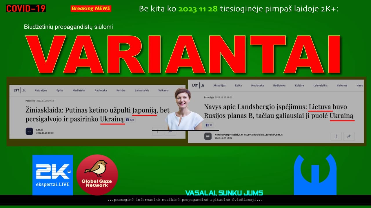 Melo ir dezinformacijos kūrėjų pasiūla Lietuvos žmonėms
