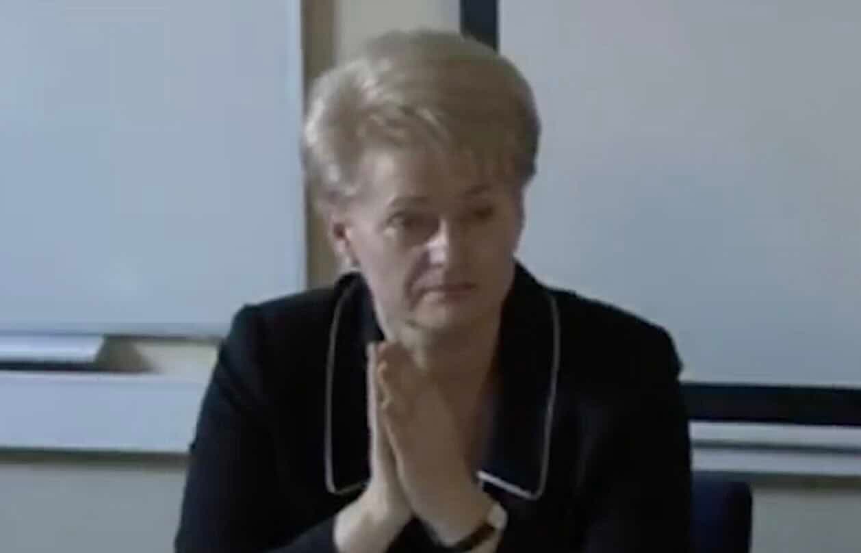 Grybauskaitė atvirai apie tai, kas iš tiesų valdo Lietuvą