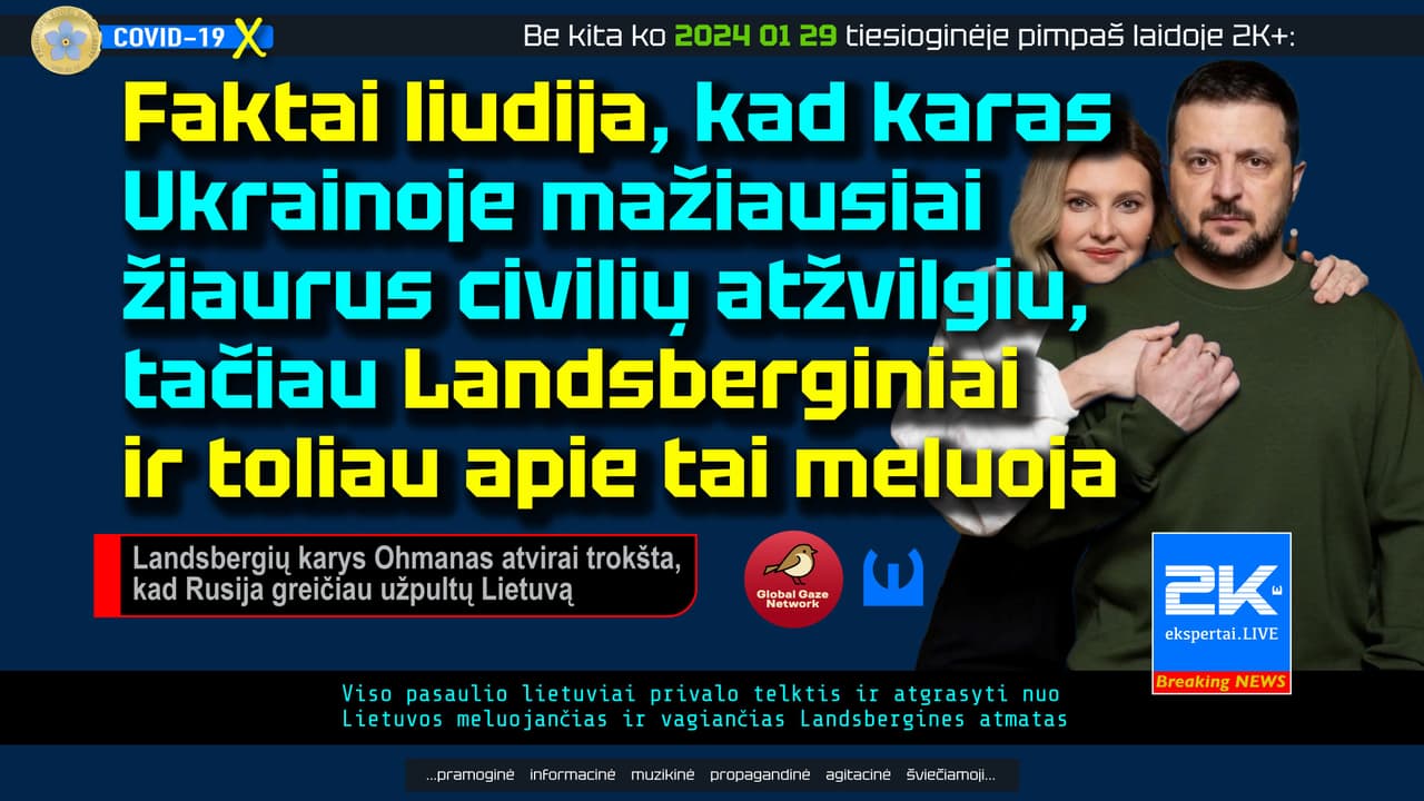 Kaip stipriai reikia nekęsti Ukrainos ir ukrainiečių, kad taip elgtis...