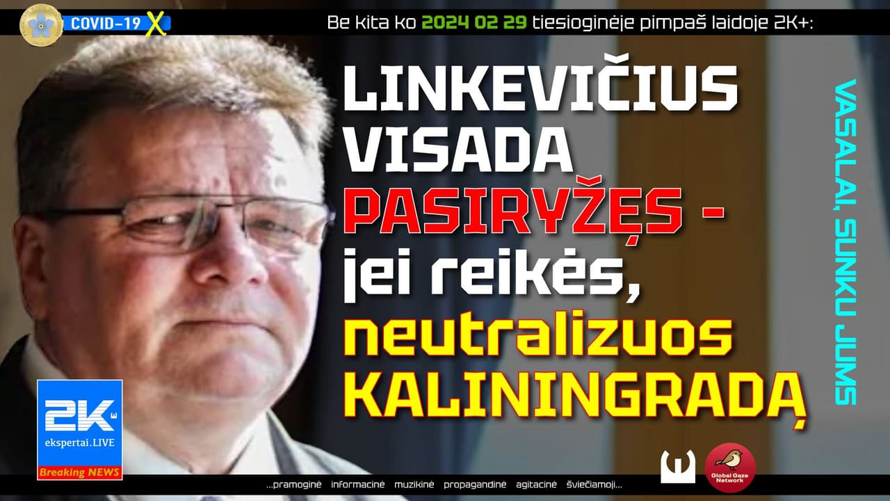 Rusijai rimtas perspėjimas – garsus komsomolcas pasirengęs „neutralizuoti” Kaliningradą