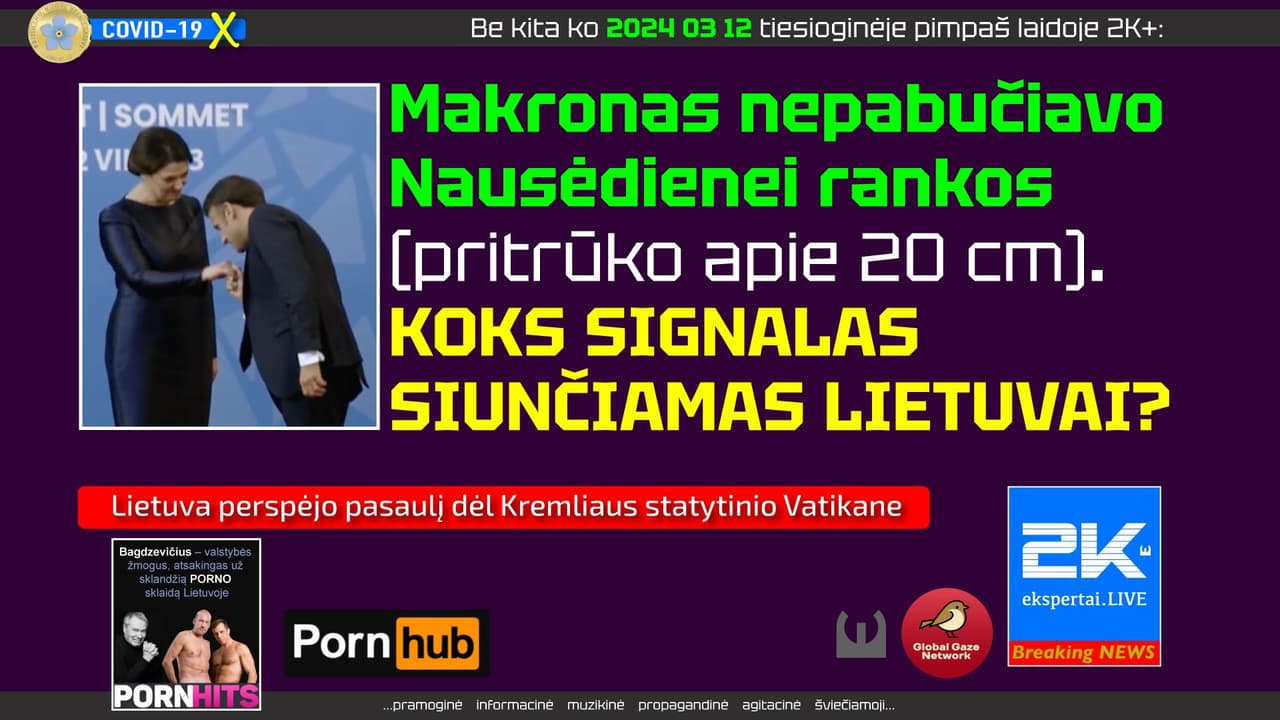 Kada Kremliaus šeriamas popiežiukas bus išmestas iš Vatikano, kaip musė iš tirščių?