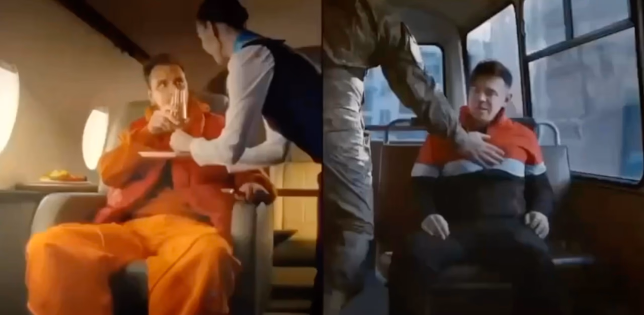 Jo sūnelis – elitas, o tu – mėsa. Visuomeninis video apie mobilizaciją Ukrainoje