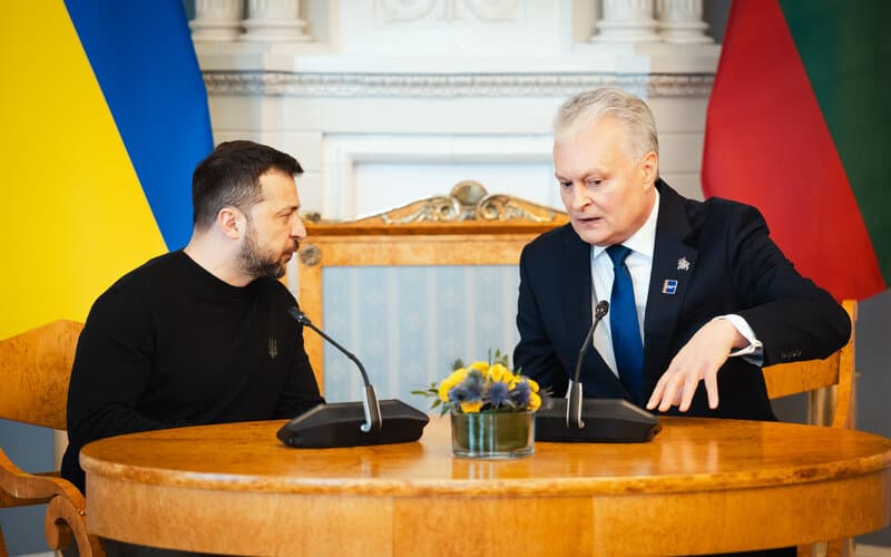 Tvirtas Nausėdos pažadas – 2 proc. Lietuvos BVP Ukrainai bus skiriama ir toliau