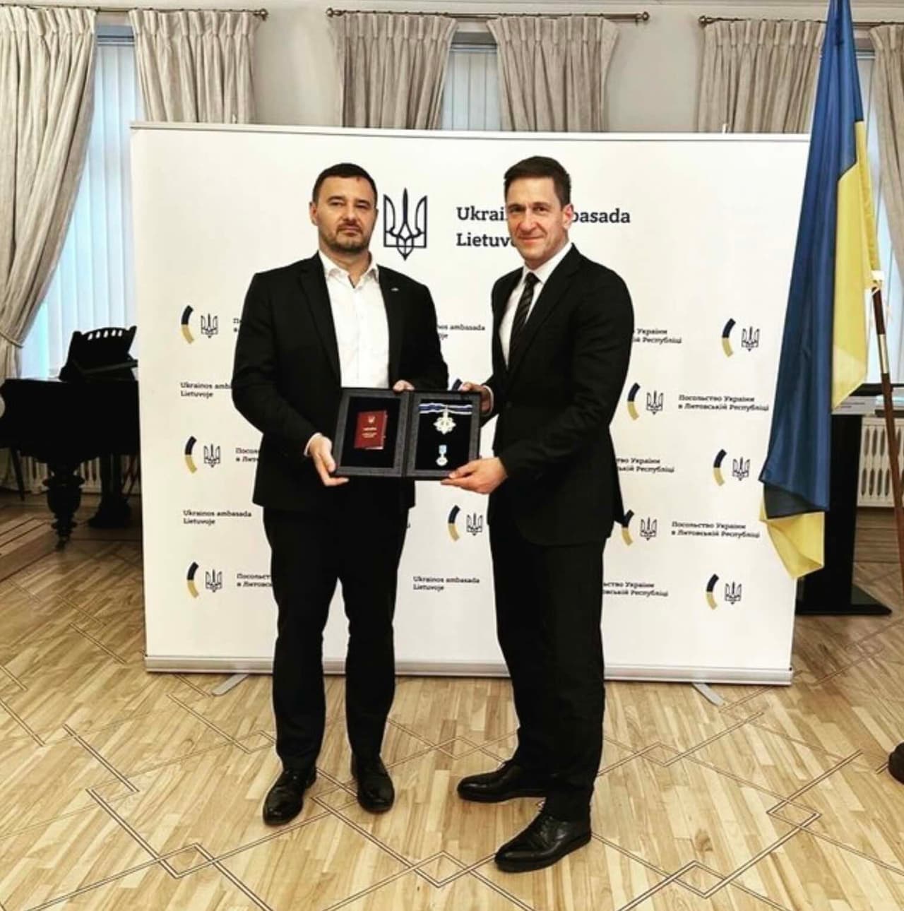 Kreivys iškovojo apdovanojimą Ukrainoje