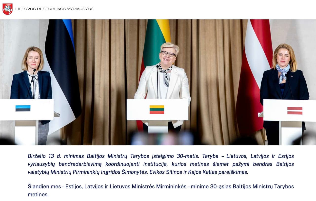 Trys Baltijos moterys patvirtino savo įsipareigojimą remti Ukrainą taip ilgai, kaip reikės