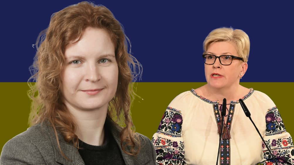 Eglė Izokaitytė (kairėje) ir Ingrida Šimonytė.
