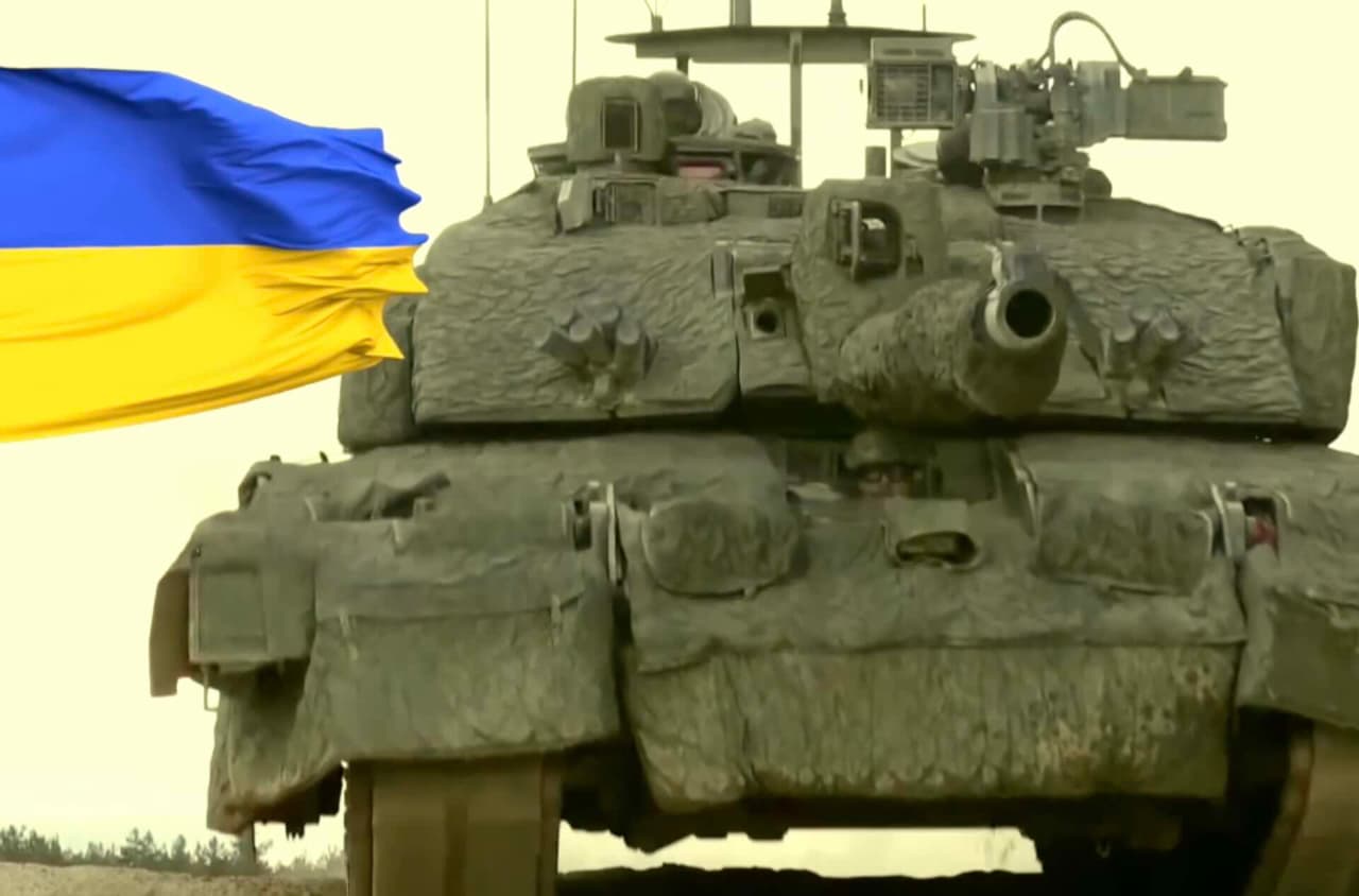 Ukrainos pajudėjimas su britų tankais į Rusiją, liudija pirmą pergalę