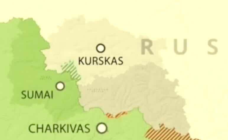 Ukraina toliau sėkmingai vykdo kontrpuolimo veiksmus Rusijos teritorijoje