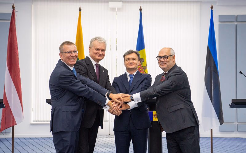 Lietuvos, Latvijos ir Estijos lyderiai pasirašė deklaraciją, remiančią Moldovos eurointegraciją
