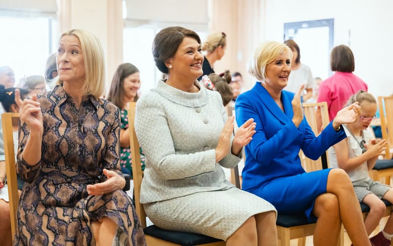 Nausėdienė tęsdama darbo vizitą Lenkijoje lankėsi hospise