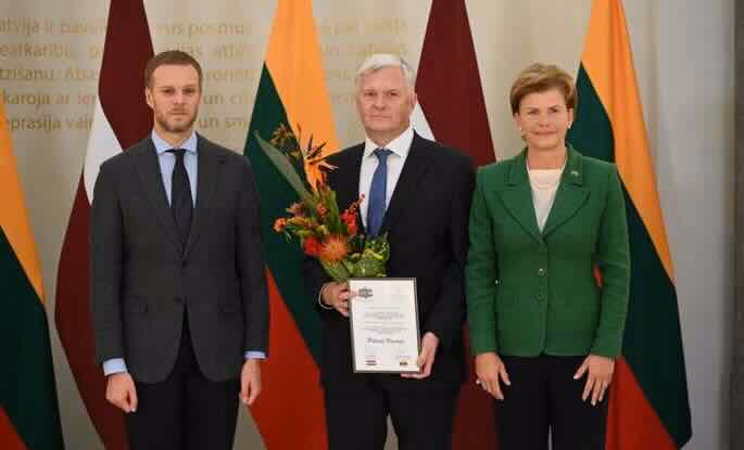 Rygoje Landsbergis pranešė, kad kito kelio neturi – tik Ukrainos pergalė