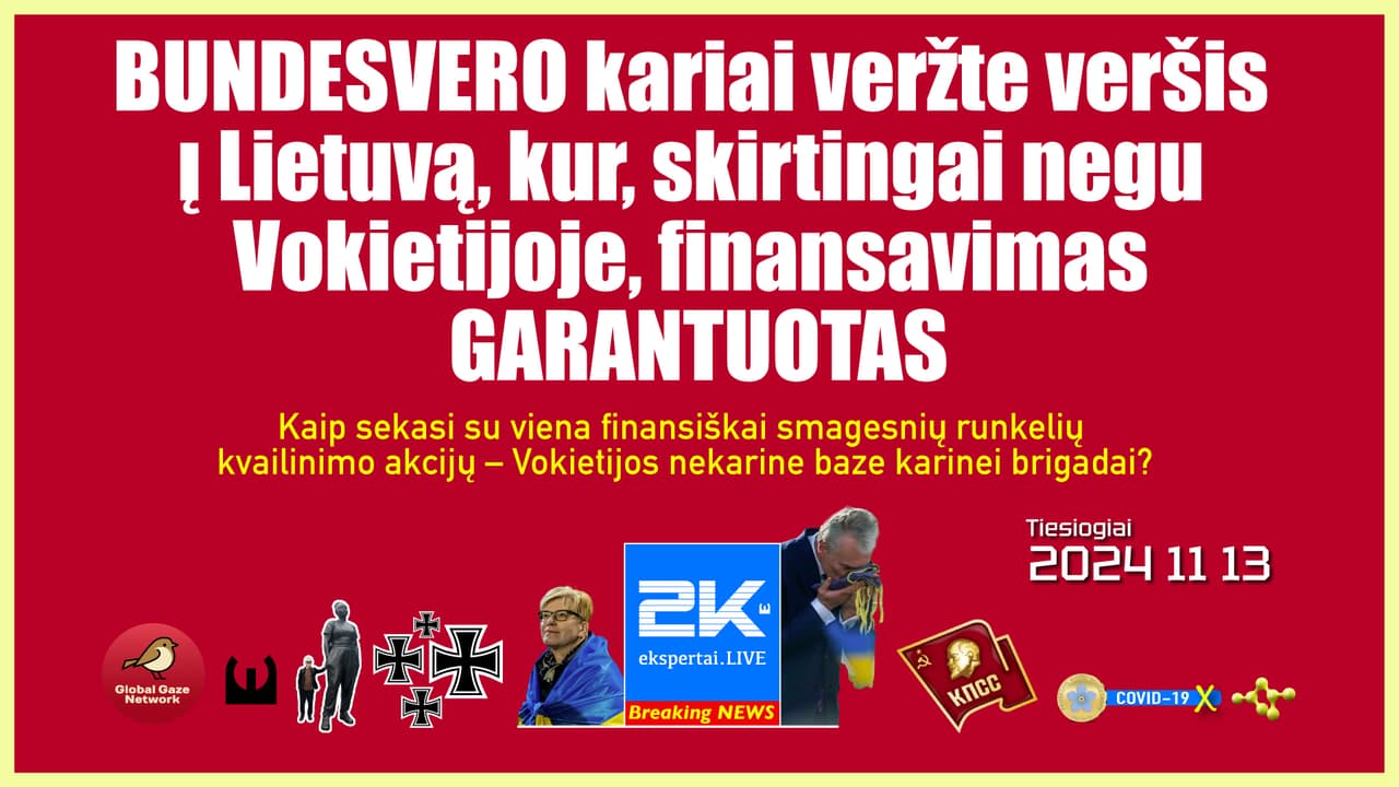 BUNDESVERO kariai svajoja kuo greičiau patekti į Lietuvą