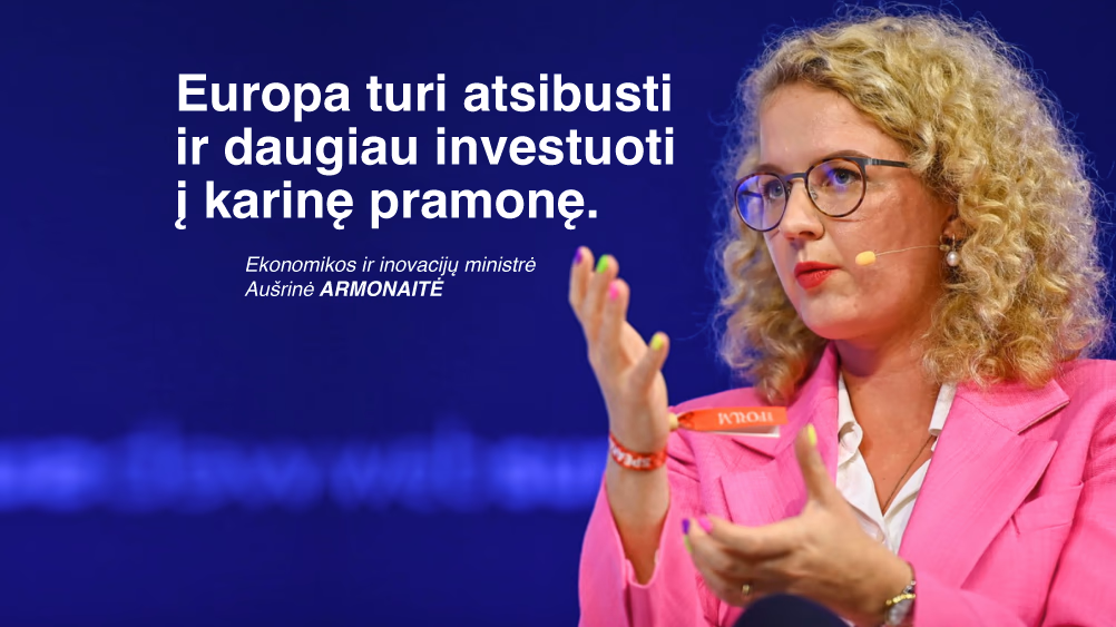 Lisabonoje Armonaitė papasakojo, kaip galima būtų pasiekti spartesnę Ukrainos pergalę