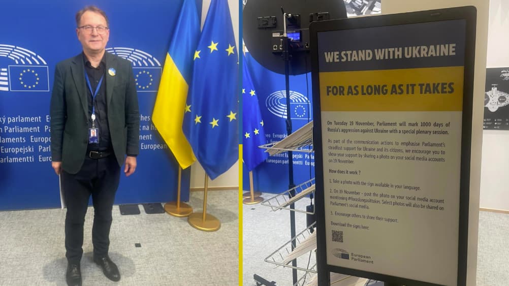Radęs šūkį dėl Ukrainos, Žalimas lapkričio 19 d. bus Charkove: pазом до Перемоги